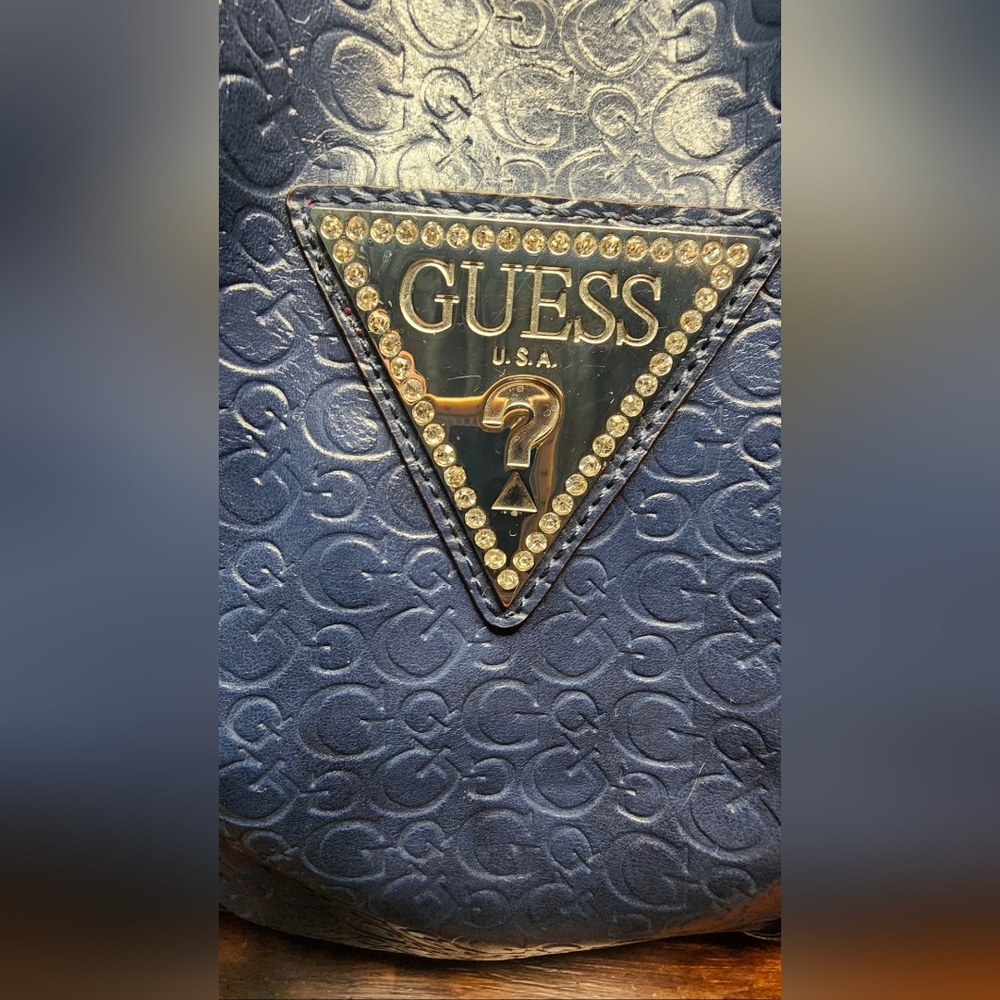 GUESS Bright Candy Collection Blue Tote Bag - Picture 14 of 14